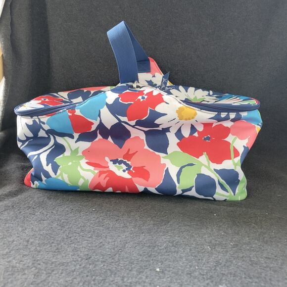 Retired Vera Bradley Solft Cooler Very Berry Paisley Floral Rare Picnic Basket - Picture 1 of 16